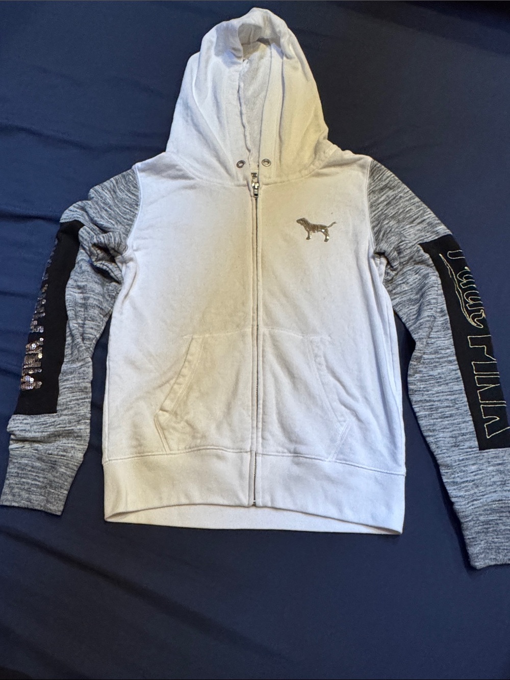 Victoria’s Secret PINK zip up hoodie size XS